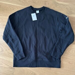 New Nike crew neck sweatshirt black large l